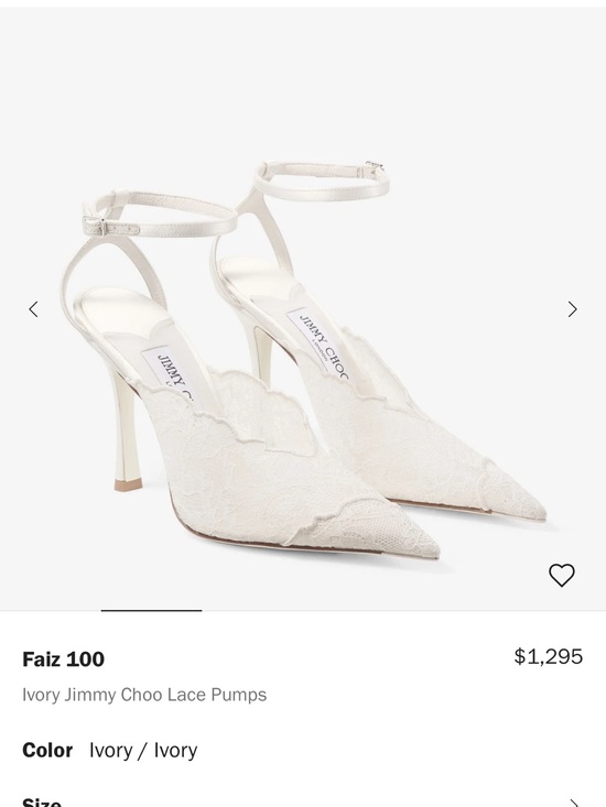 Jimmy Choo Shoes - Jimmy Choo Ivory Lace Scalloped Pointed-Toe Heels- NWT SOLD OUT EVERYWHERE